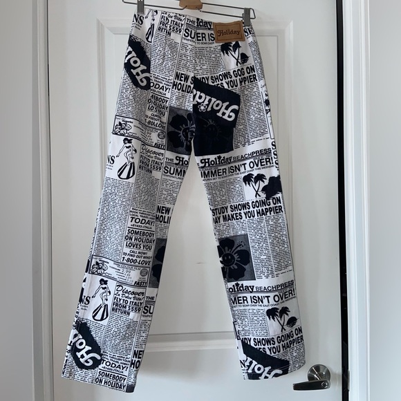 Em On Holiday Good News Kokomo Pants XS BNWOT - Picture 2 of 4